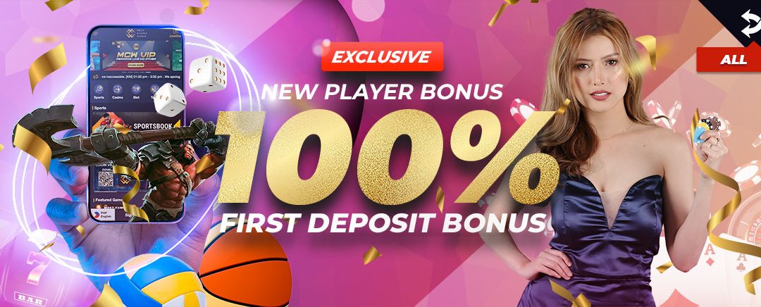 100% First Deposit Bonus 300 PHP