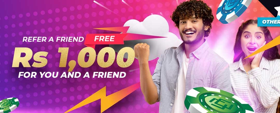 Refer A friend and get Free 1,000 PKR for you and A friend